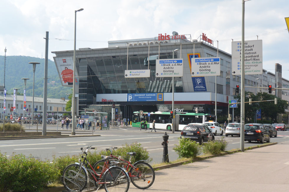 Graz, Hauptbahnhof, Hotel Ibis