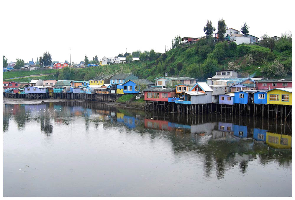 Chiloe, Castro, Palafitos